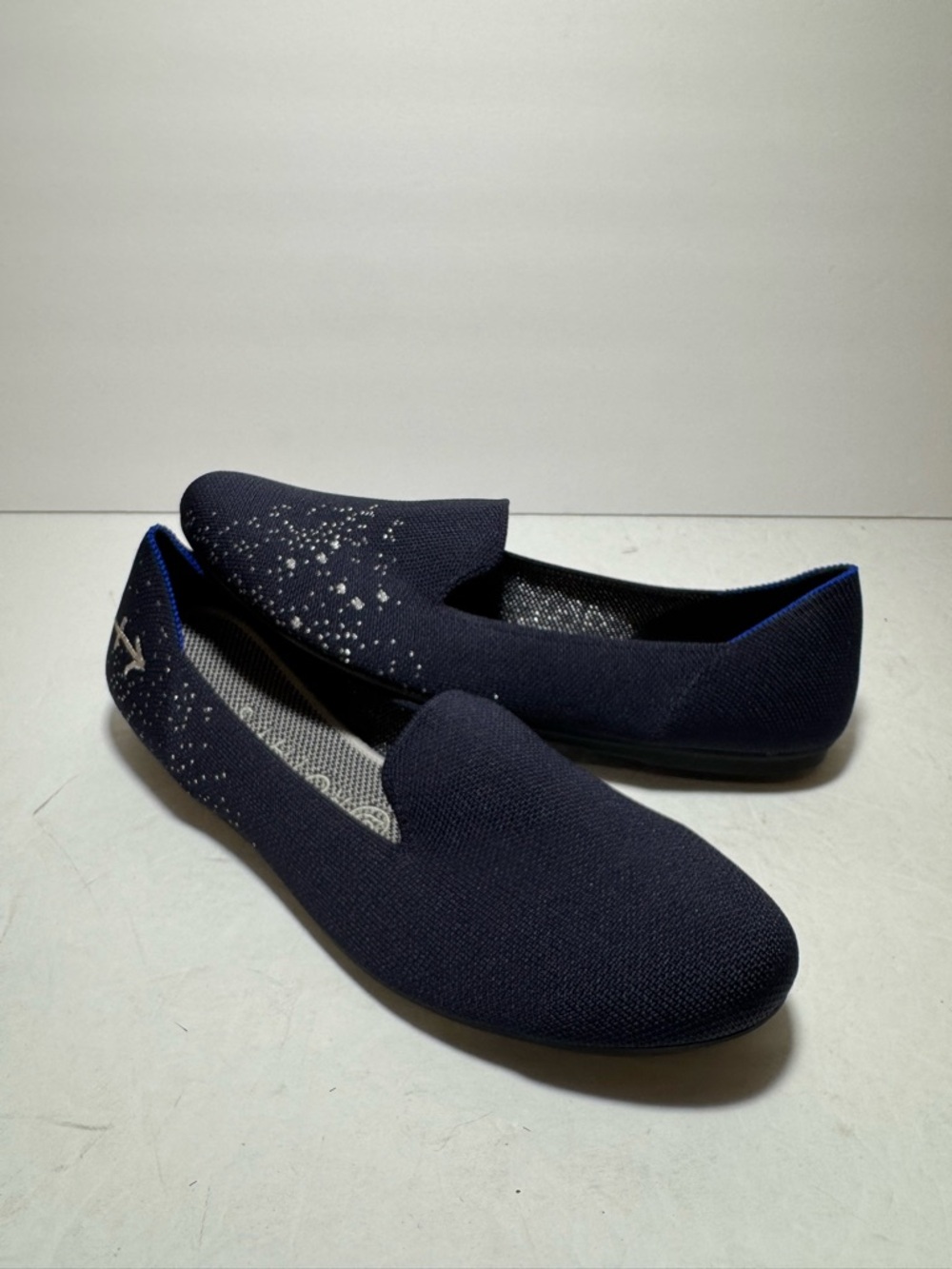 Rothy's The Zodiac Collection Light Weight Flat Loafer Sagittarius Navy Blue  9